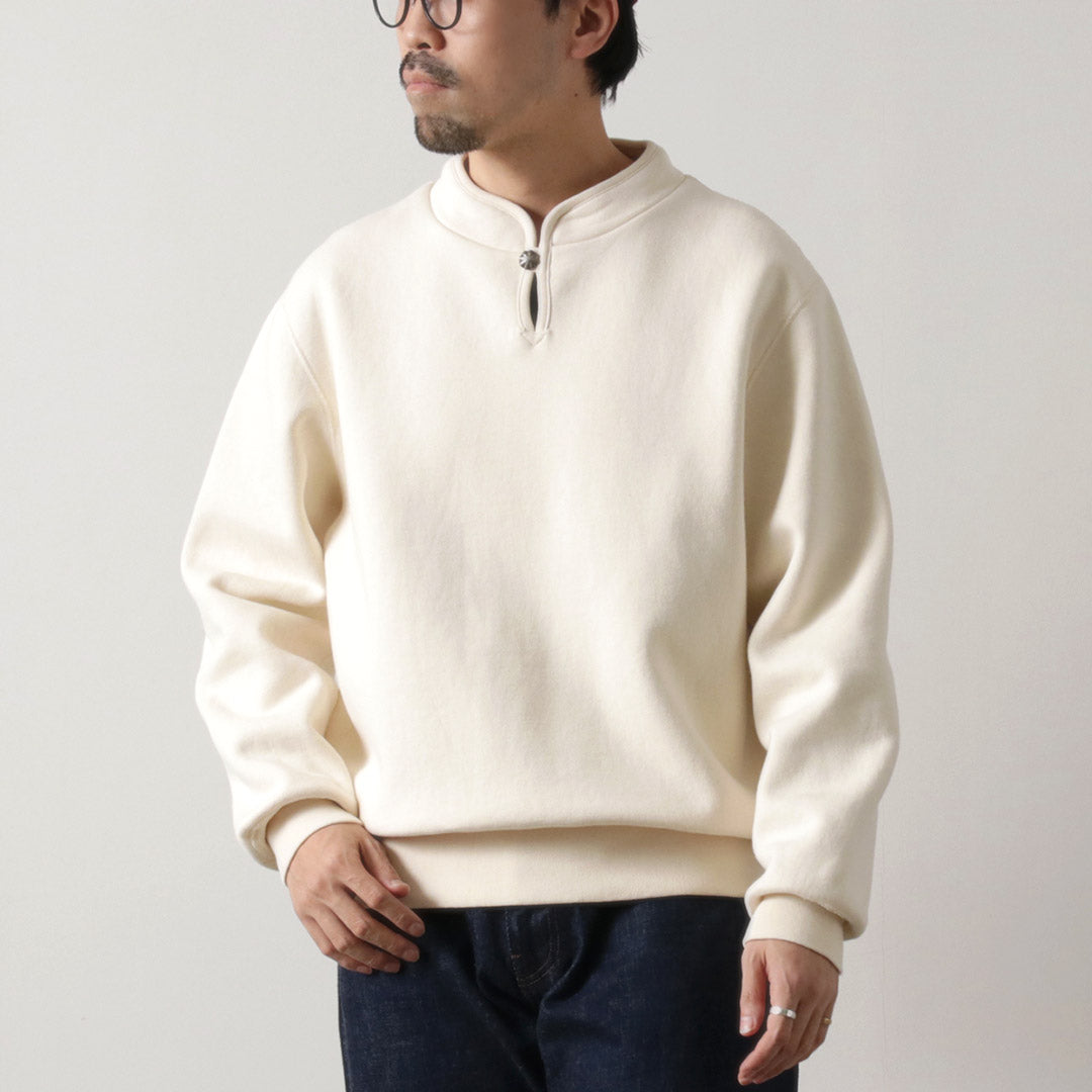 BARNS / Cozun Button Works 콘쵸 스웨트 셔츠