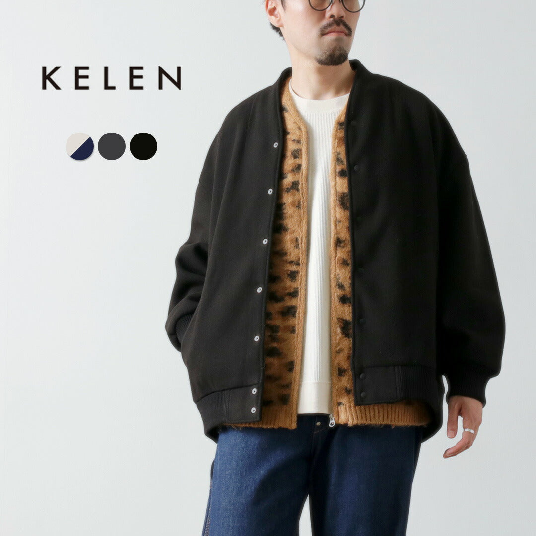 KELEN / 无领蛋形外套