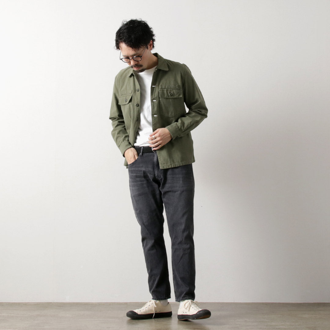 日本蓝色牛仔裤 / Prep 8 盎司镶边牛仔裤二手黑色
