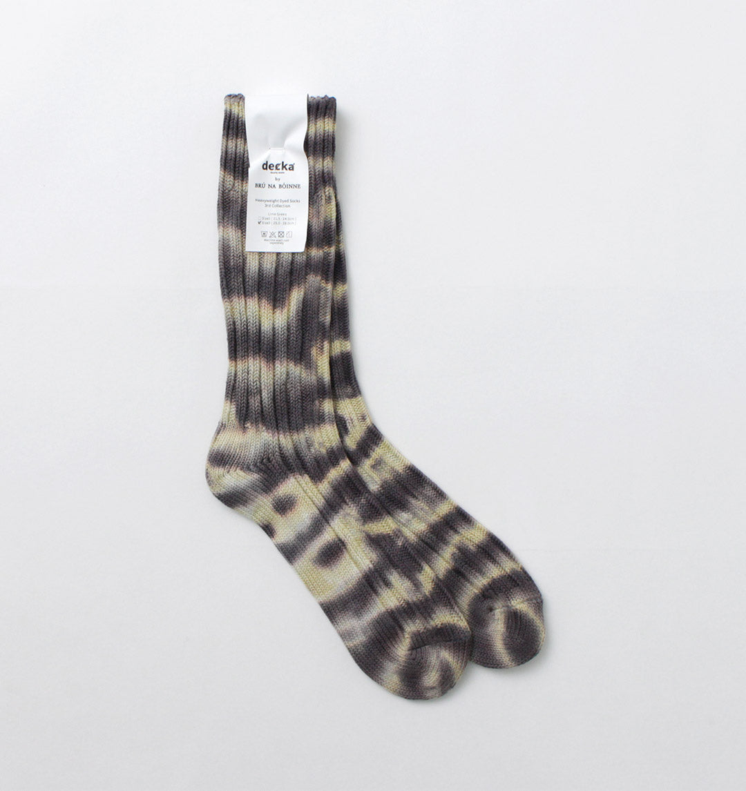 DECKA QUALITY SOCKS - SHOWATABÉ / Heavyweight tie-dye socks