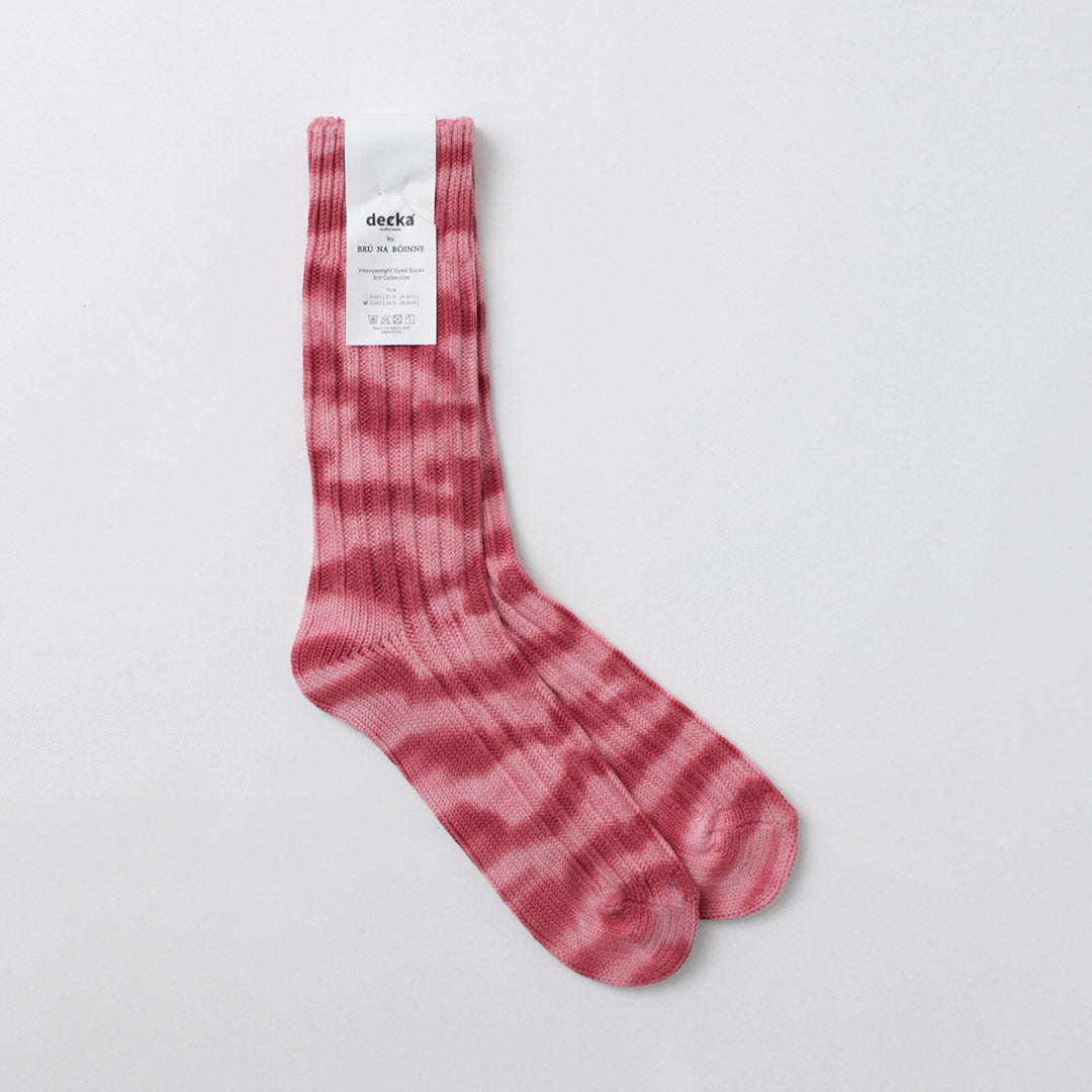 DECKA QUALITY SOCKS - SHOWATABÉ / Heavyweight tie-dye socks