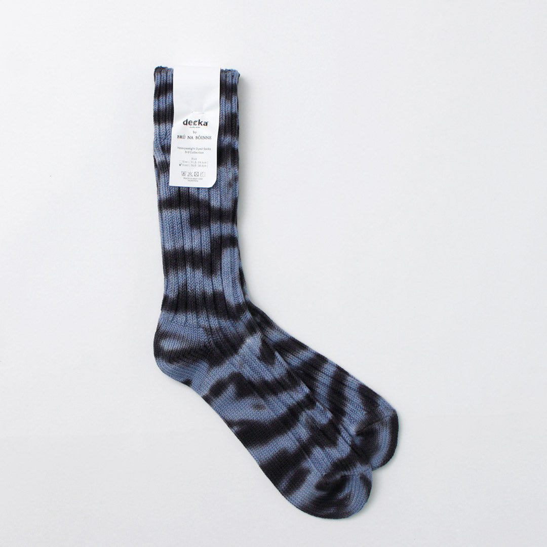 DECKA QUALITY SOCKS - SHOWATABÉ / Heavyweight tie-dye socks