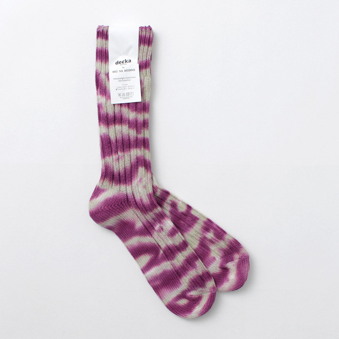 DECKA QUALITY SOCKS - SHOWATABÉ / Heavyweight tie-dye socks