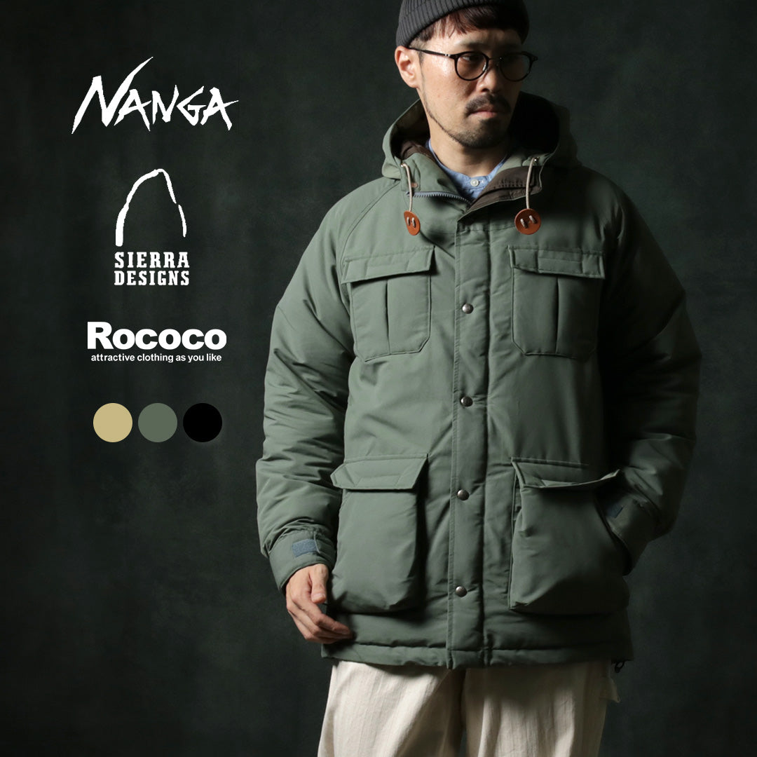 NAANGA / SIERRA DESIGNS 合作 Cordura 60/40 770FP 下山派克大衣