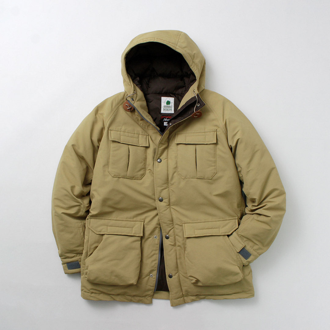 NAANGA / SIERRA DESIGNS 合作 Cordura 60/40 770FP 下山派克大衣
