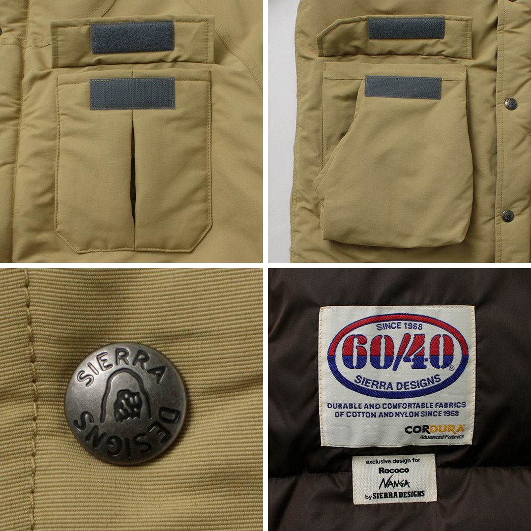 NAANGA / SIERRA DESIGNS 合作 Cordura 60/40 770FP 下山派克大衣