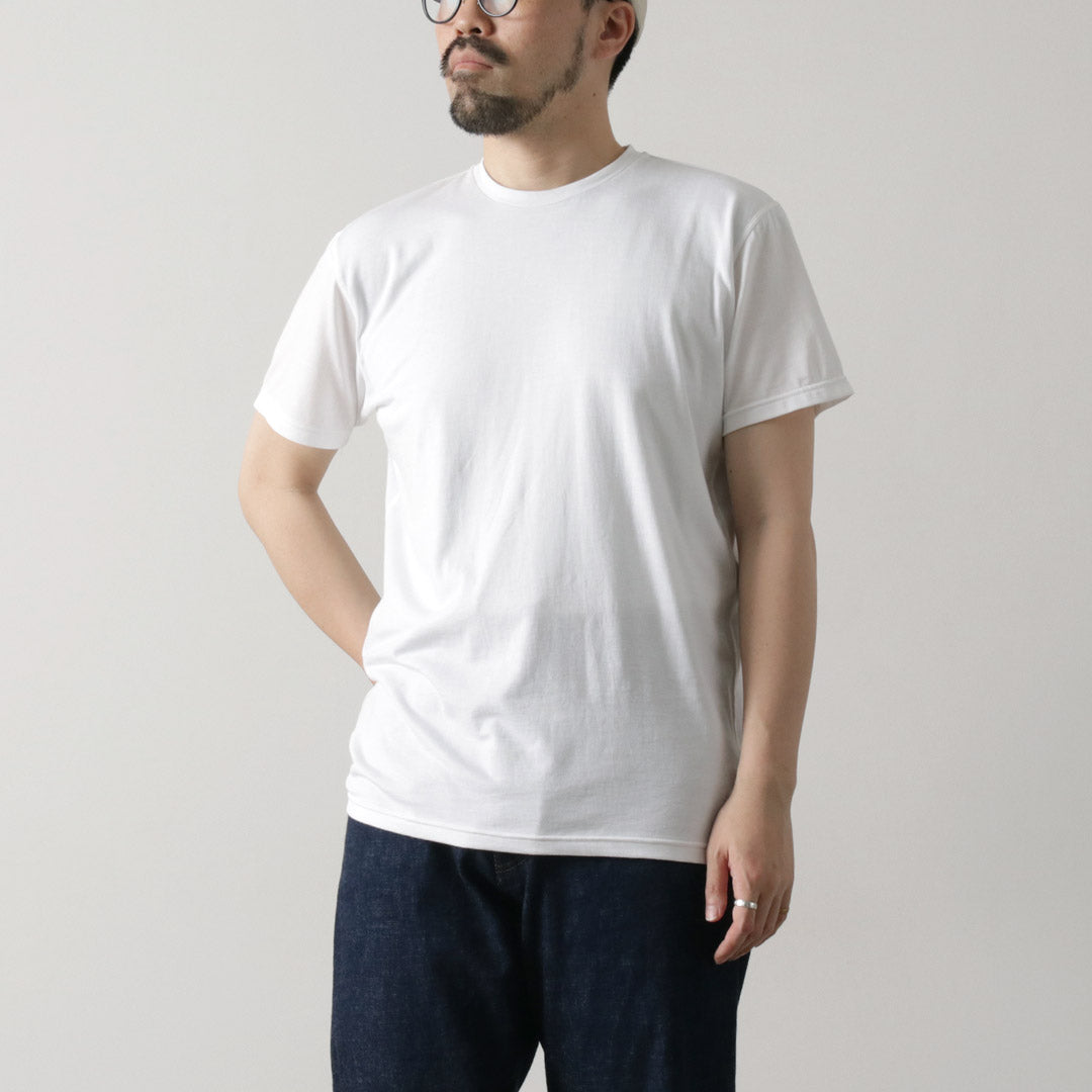 Fynelyne由Lifill / Cottony Short Sleeve Crew Neck T卹設計