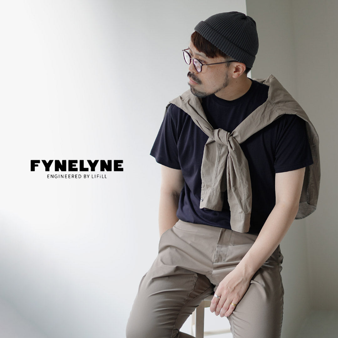 Fynelyne由Lifill / Cottony Short Sleeve Crew Neck T卹設計