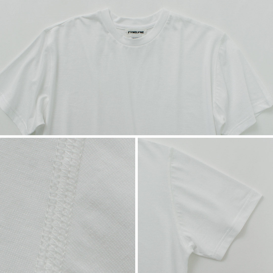 Fynelyne由Lifill / Cottony Short Sleeve Crew Neck T卹設計