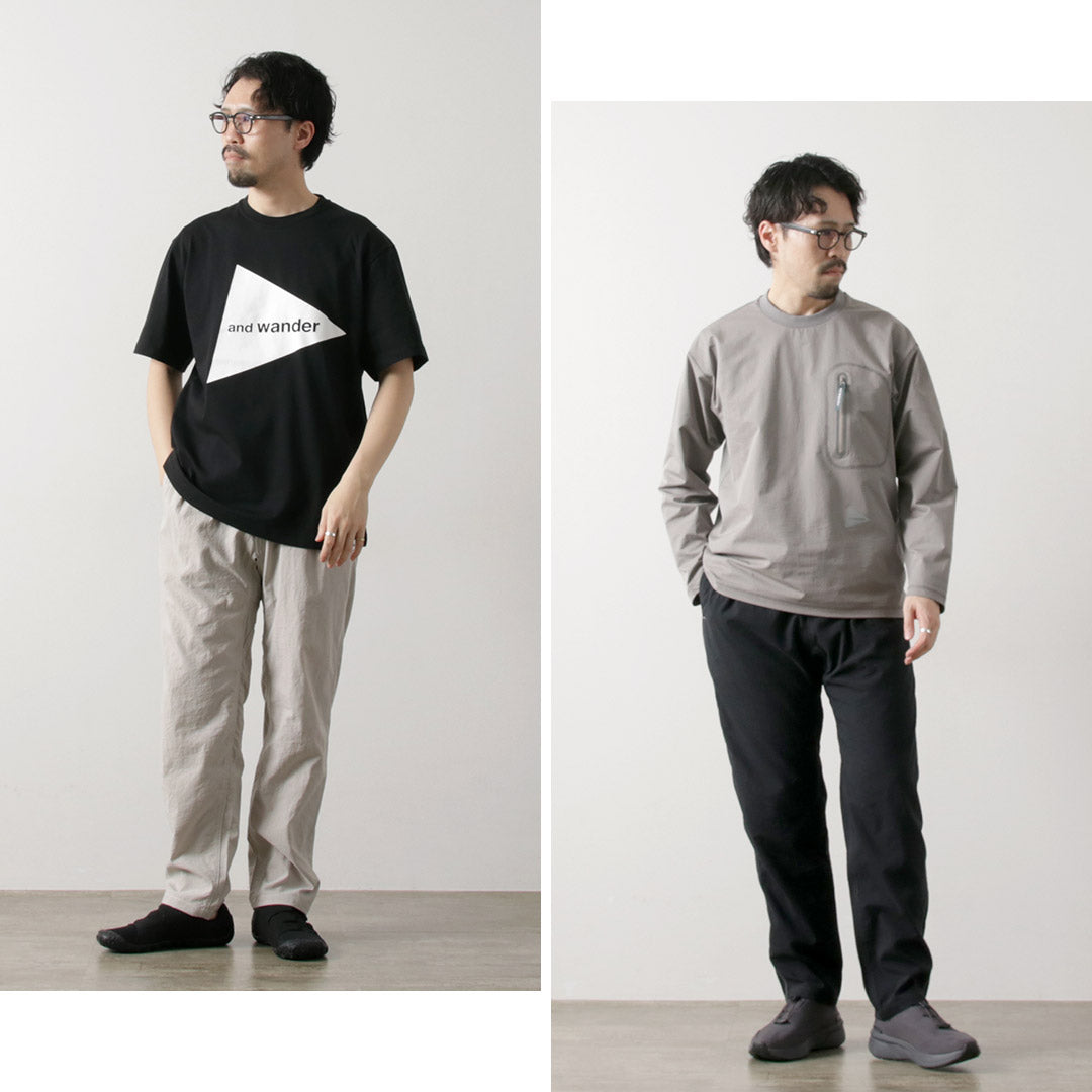 AND WANDER / Pantalon d'escalade en nylon Gramicci