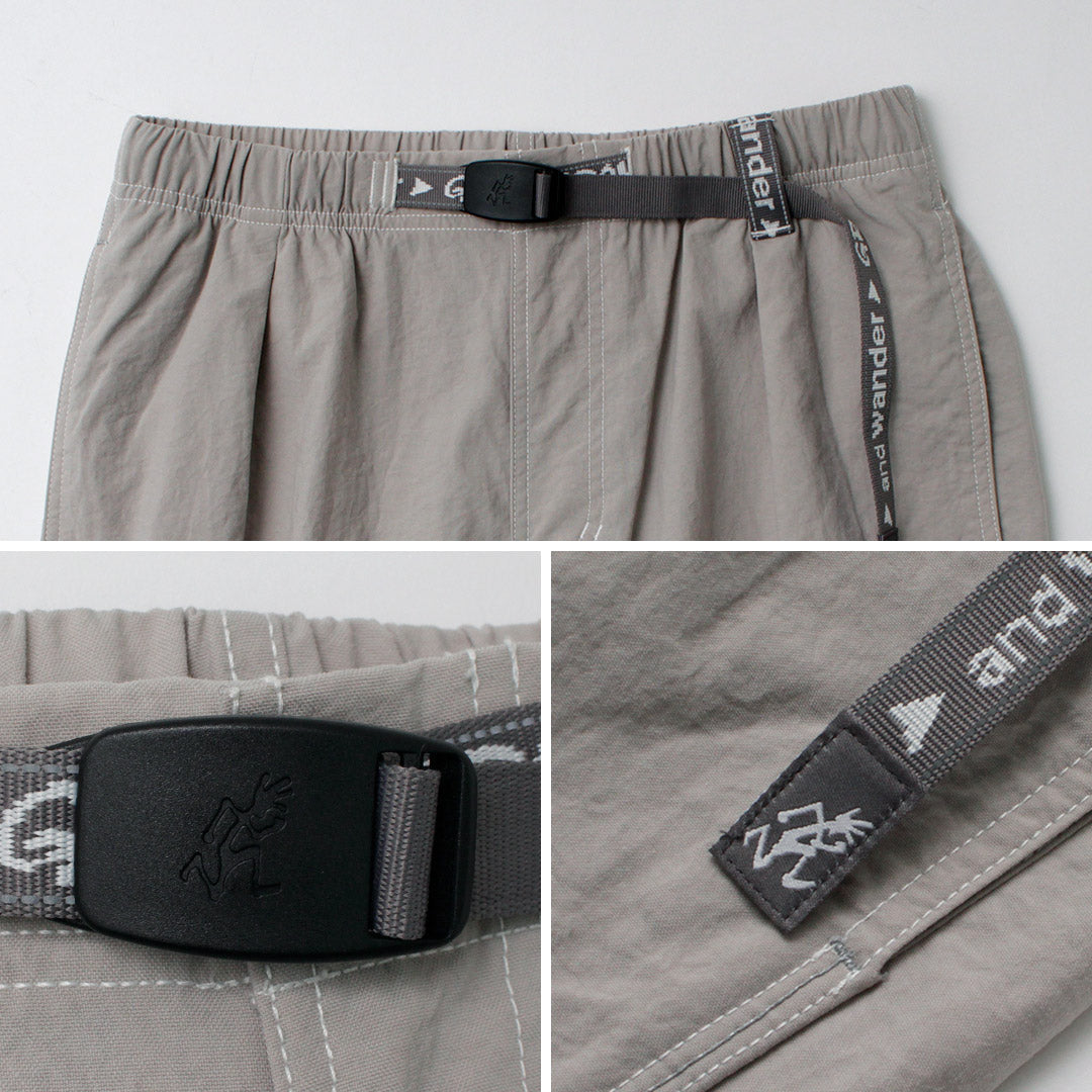 AND WANDER / Pantalon d'escalade en nylon Gramicci