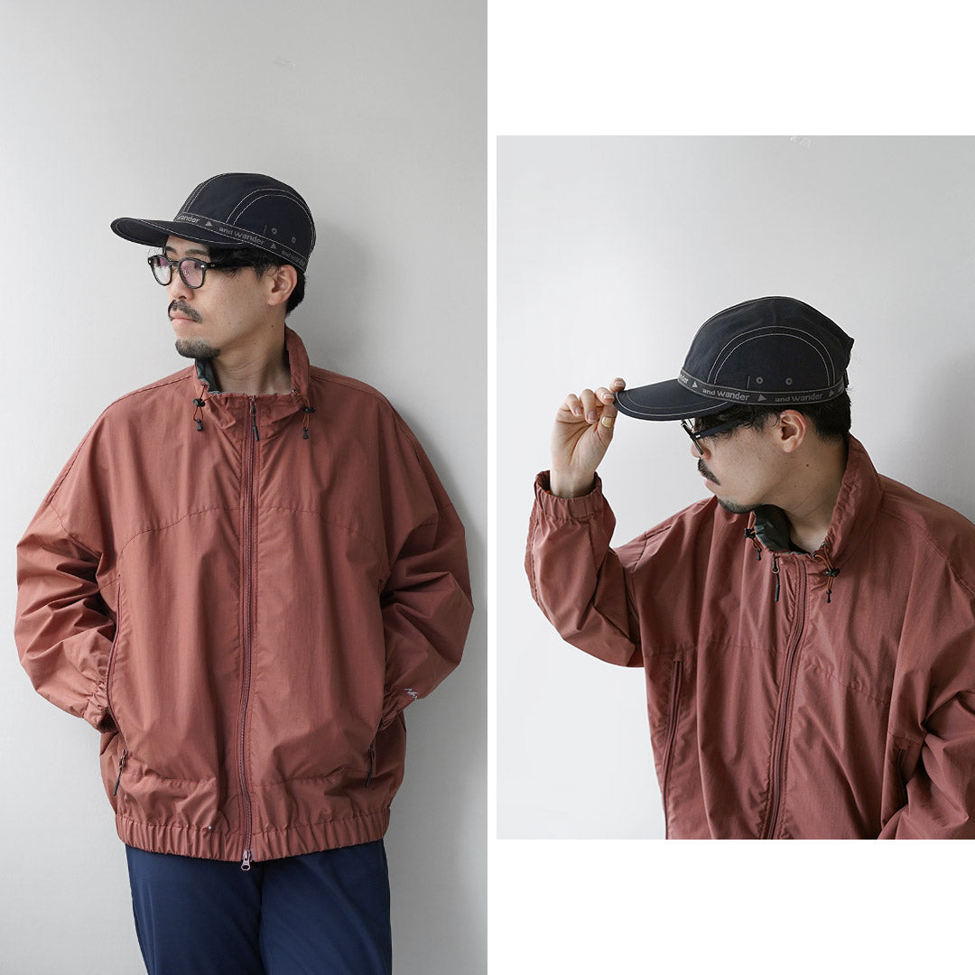 AND WANDER / 提花带帽
