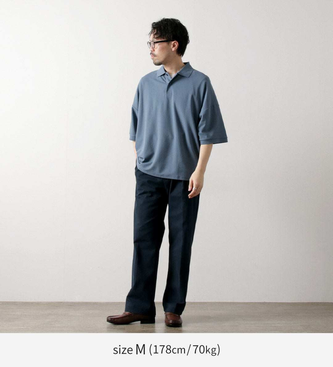HANDVAERK / 短袖錐形大珠地佈 Polo 衫