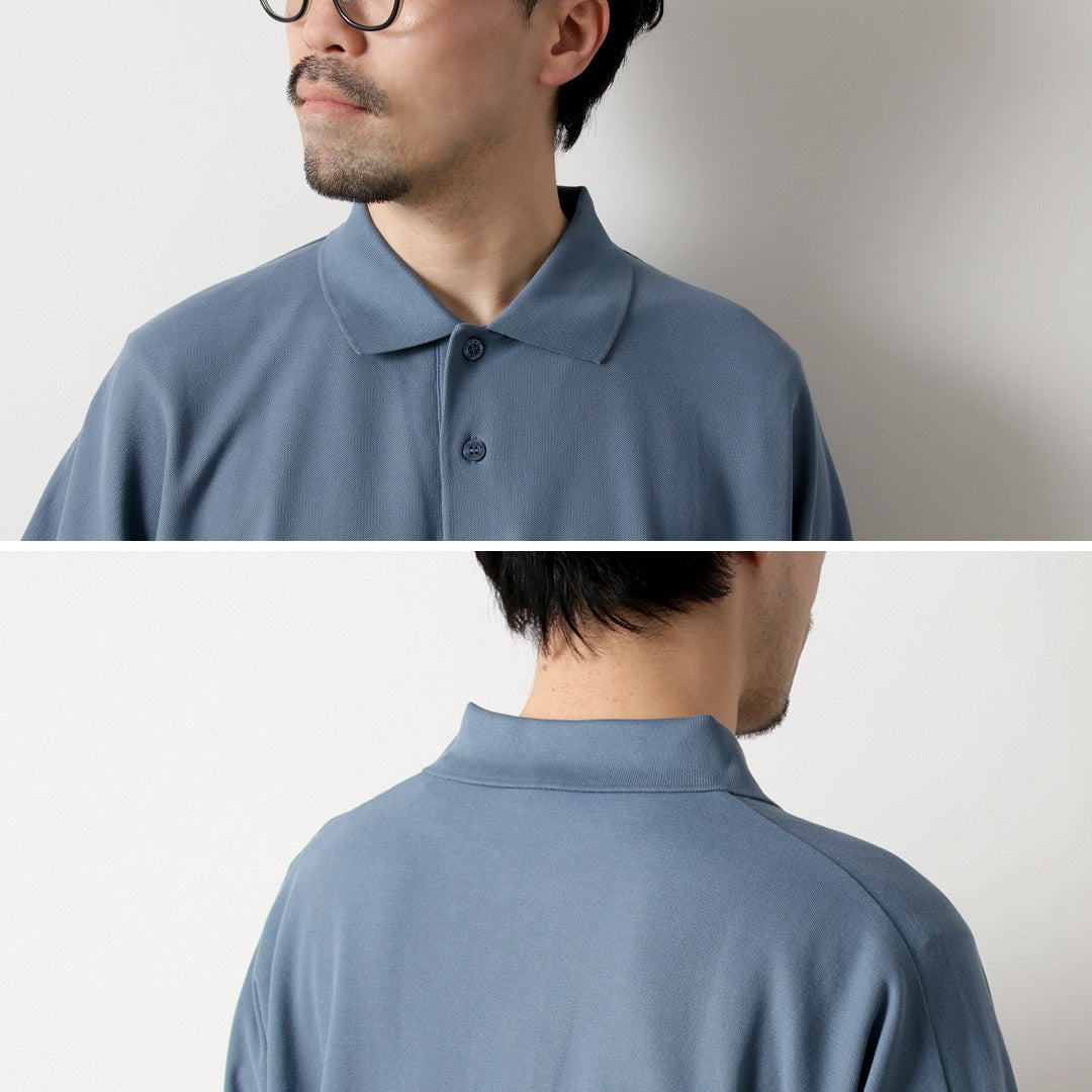 HANDVAERK / 短袖錐形大珠地佈 Polo 衫