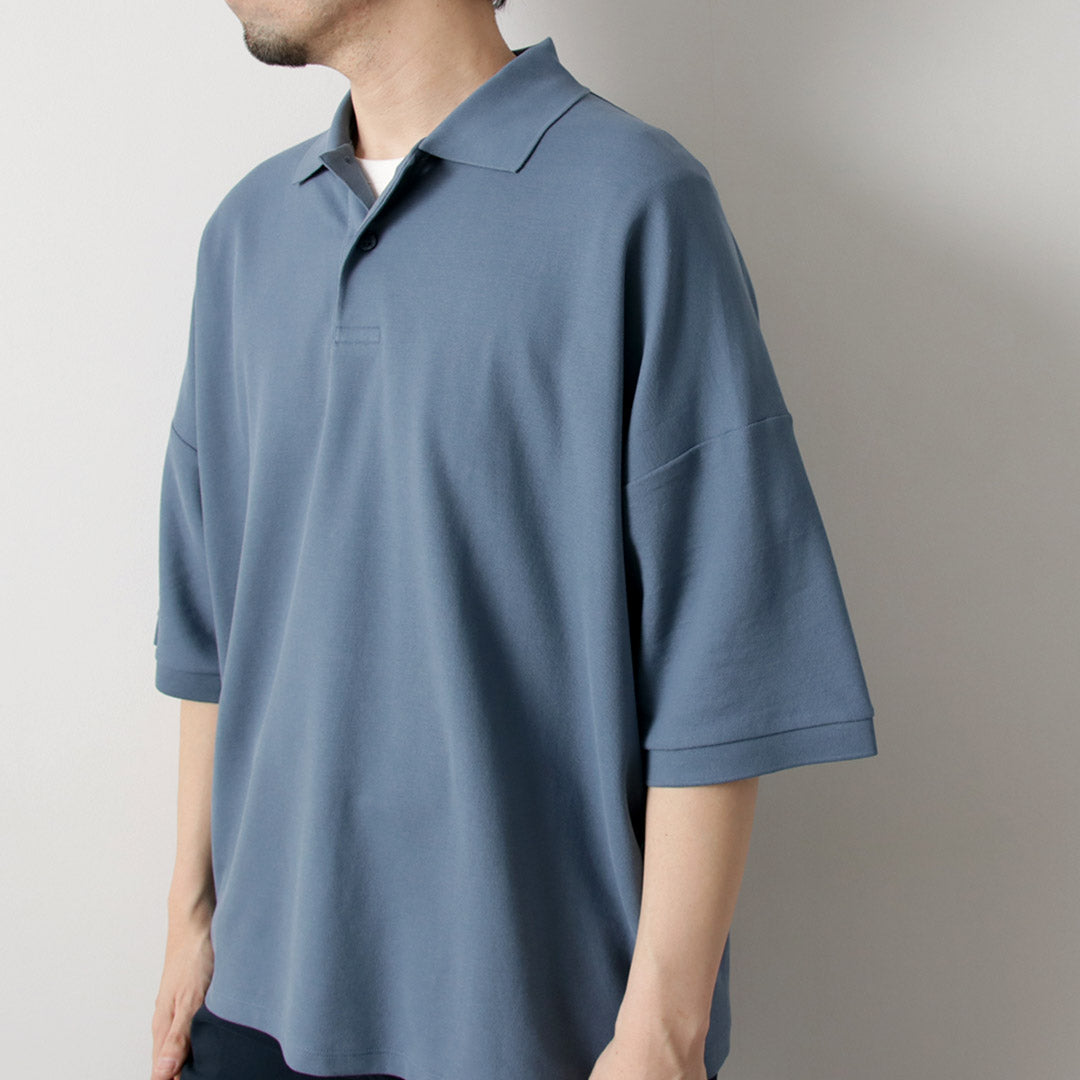 HANDVAERK / 短袖錐形大珠地佈 Polo 衫