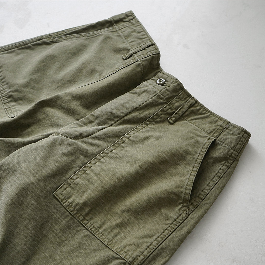 JAPAN BLUE JEANS / Wide Baker Pants 硫磺染色后缎