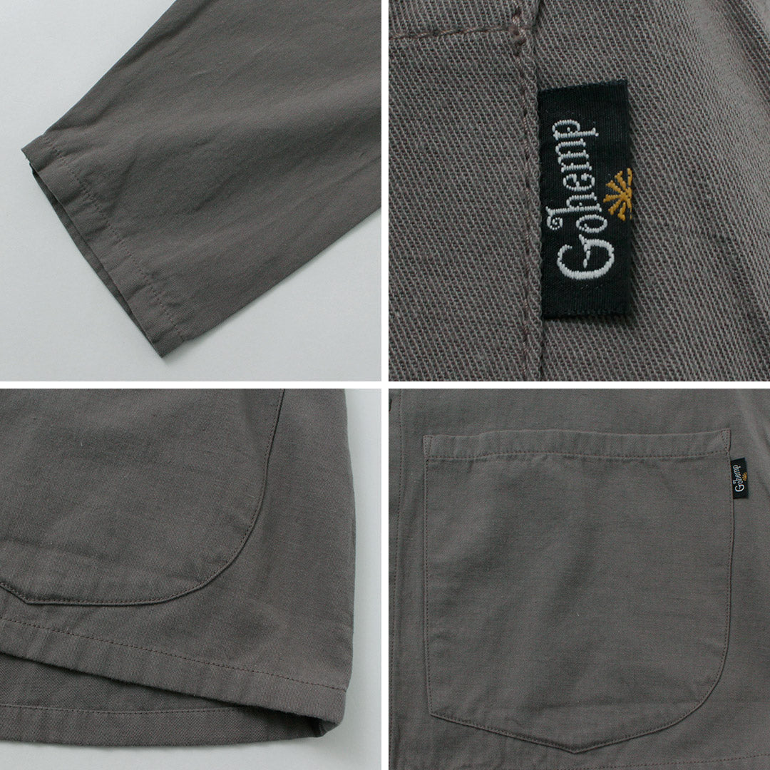GOHEMP / Goku Chemise large à manches longues