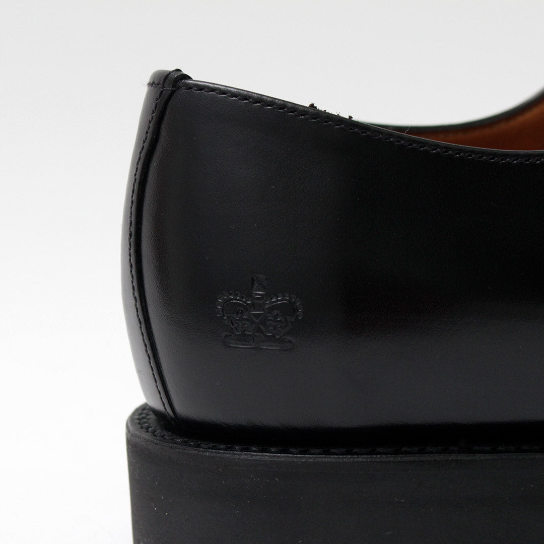 SANDERS / 1128BC Zapatos Derby militares de piel lisa