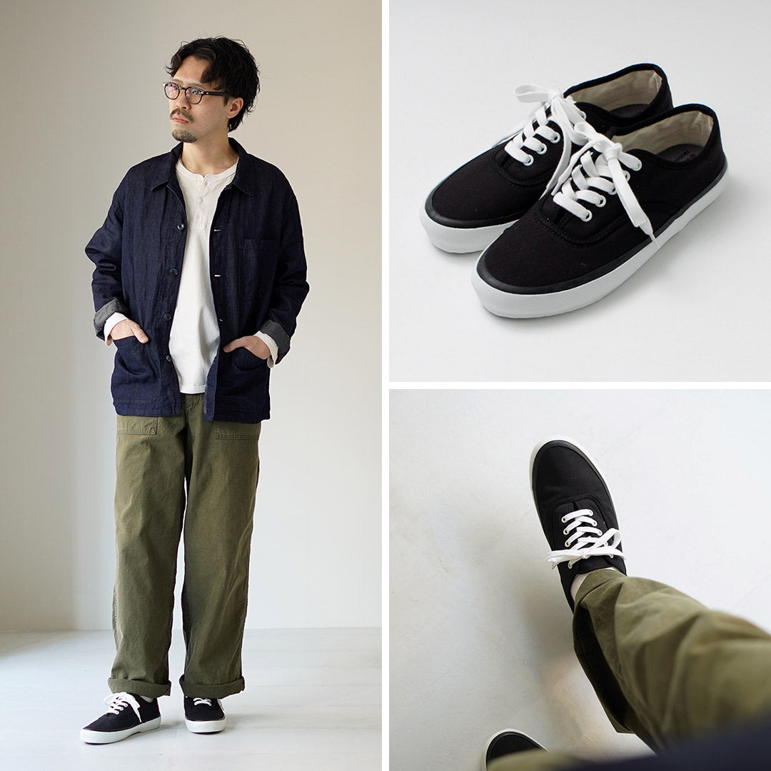 REPRODUCTION OF FOUND / US Navy Military Trainer Cotton Twill Sneakers