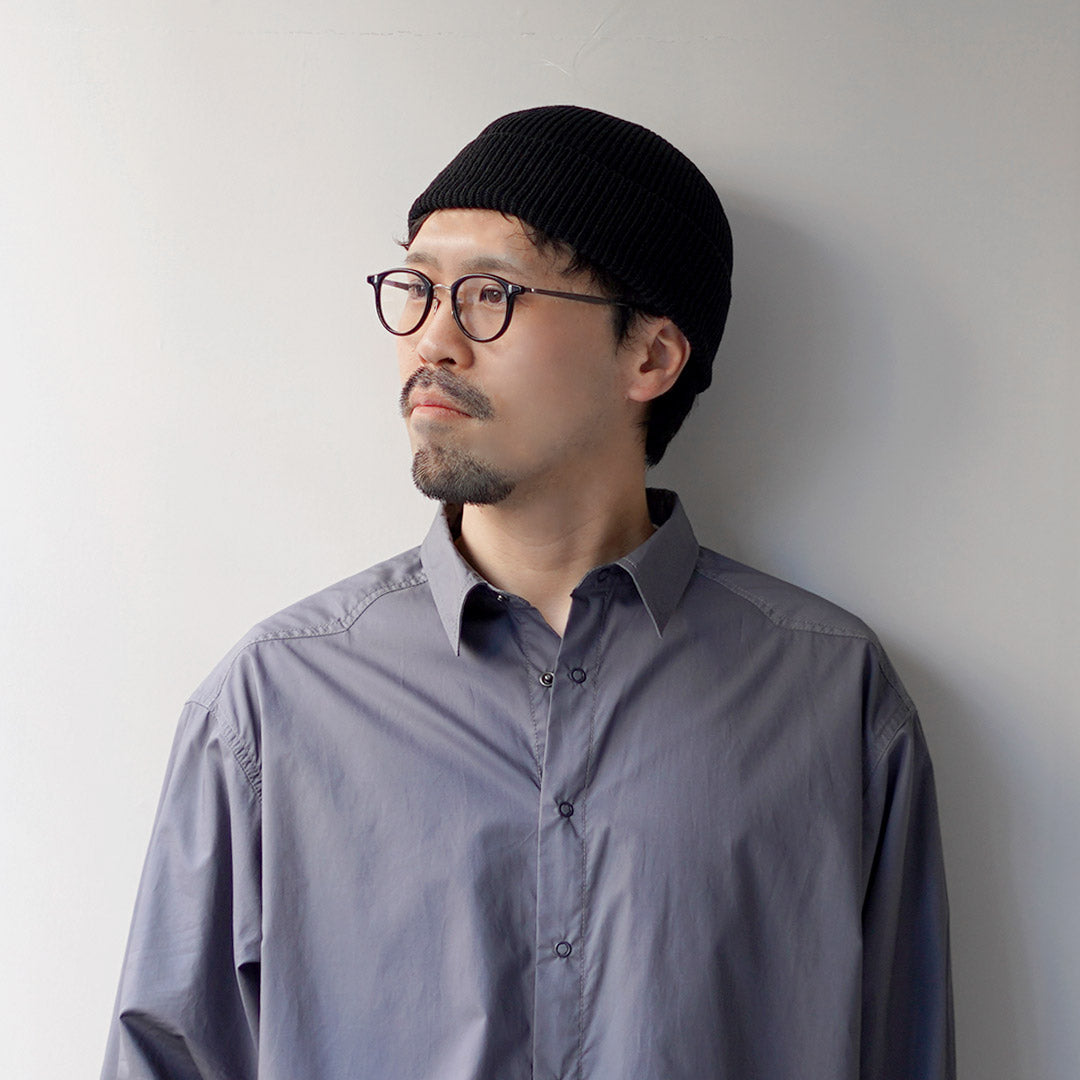 ROTOTO / 日本纸和再生棉毛线帽
