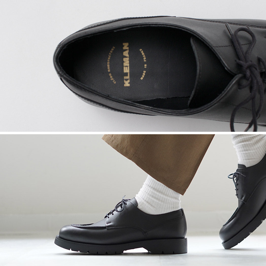 KLEMAN / Frodan U팁 브래처 가죽 슈즈