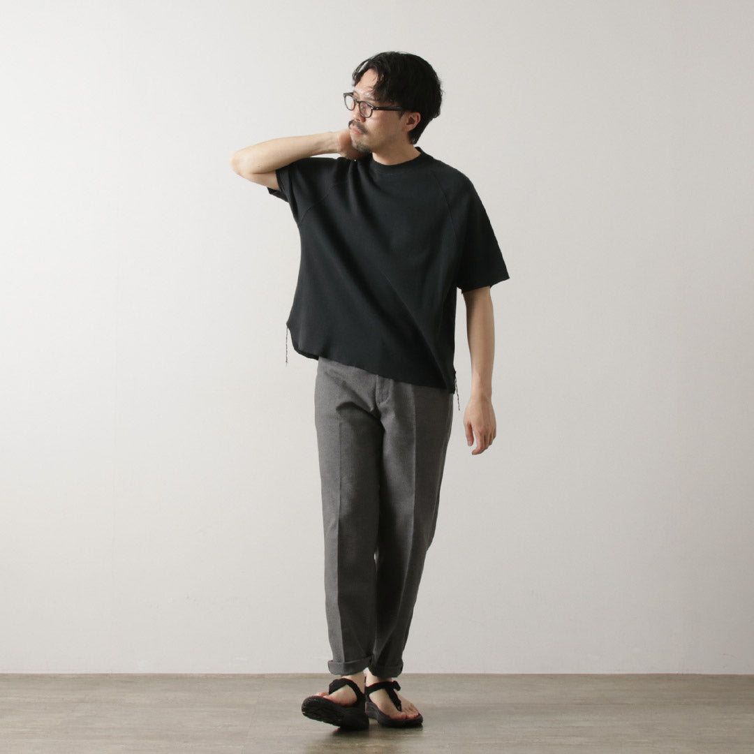 REMI RELIEF / Camiseta raglán de doble pliegue