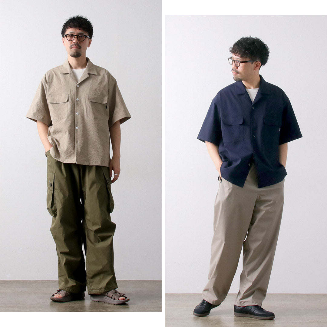 THOUSAND MILE / 시어서커 ​​반팔 셔츠