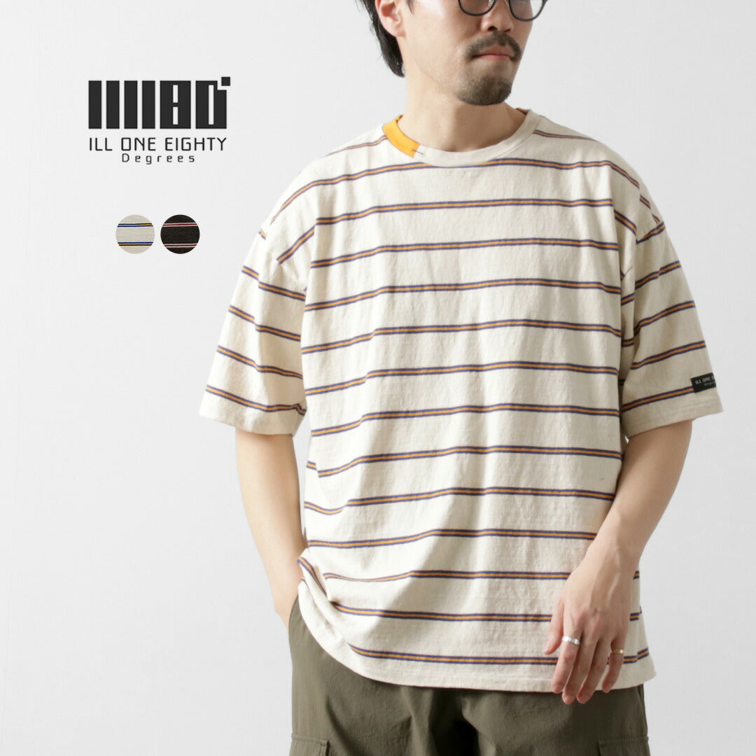 ILL ONE EIGHTY / 復古條紋T卹