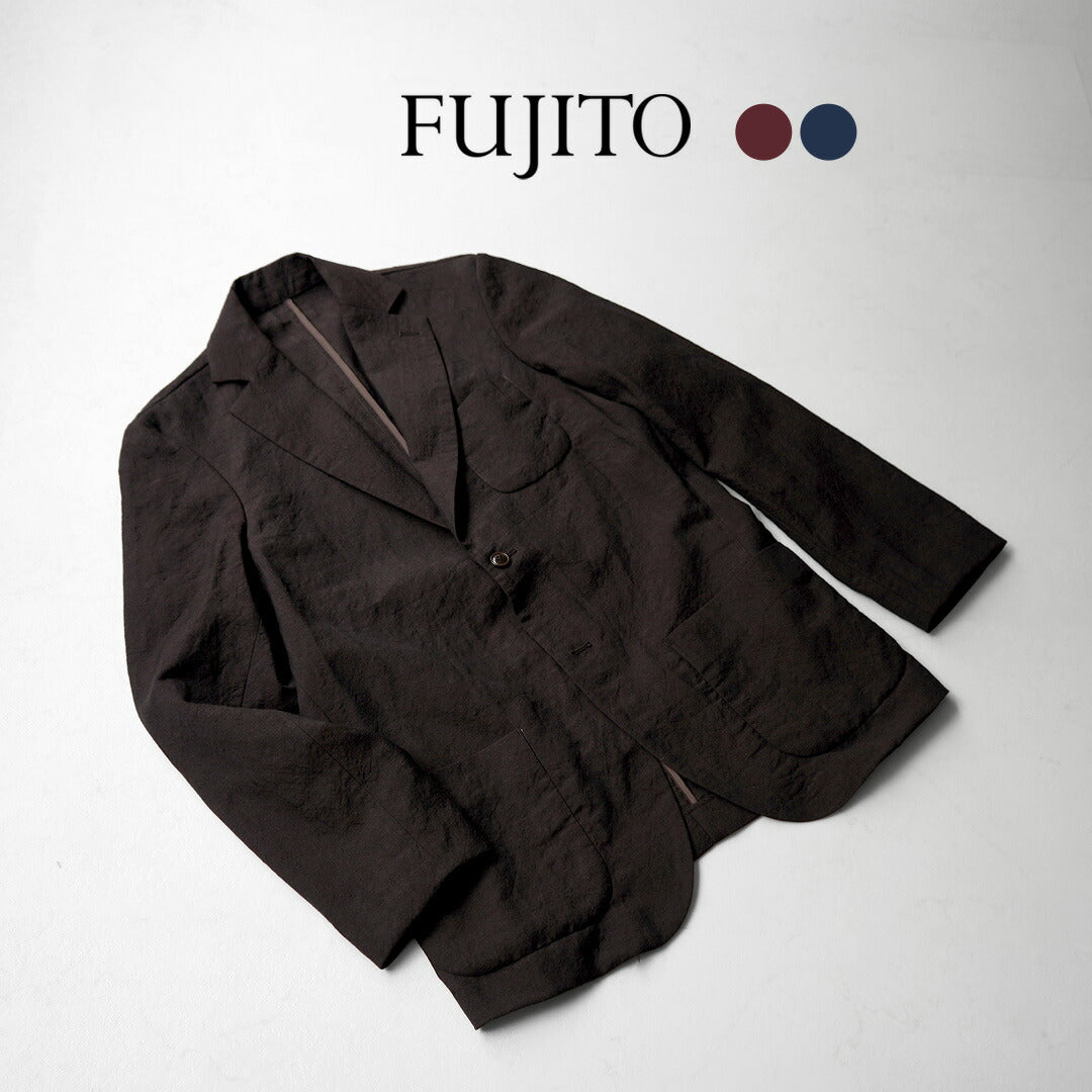 FUJITO / 亞麻羊毛熱帶 N.O.UN 2B 夾克