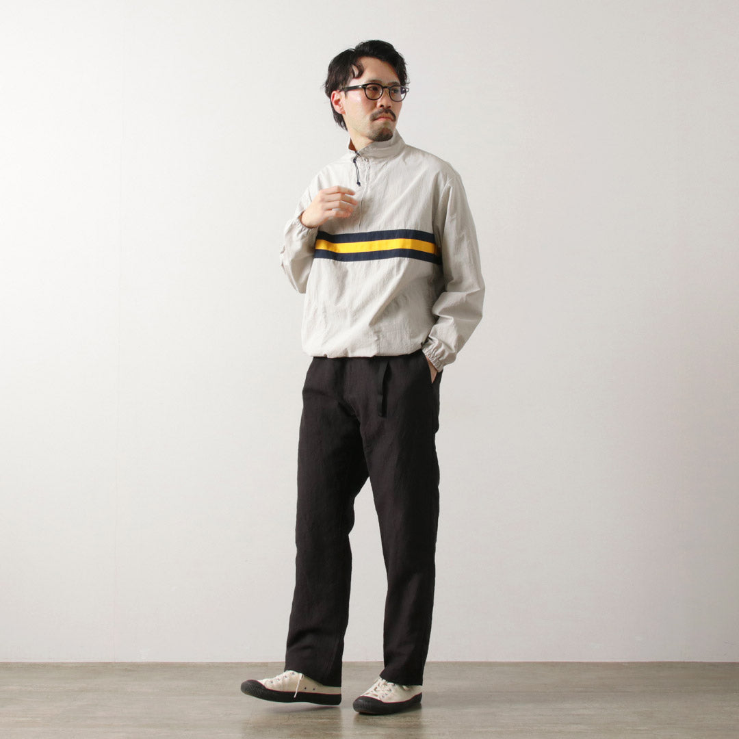 FUJITO / Linen Wool Tropical N.O.U.N Beltless Pants