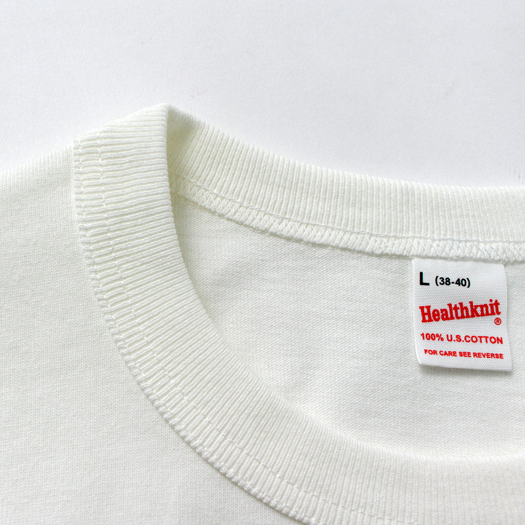 HEALTHKNIT / 最大重量 9 盎司圆领短袖口袋 T 恤