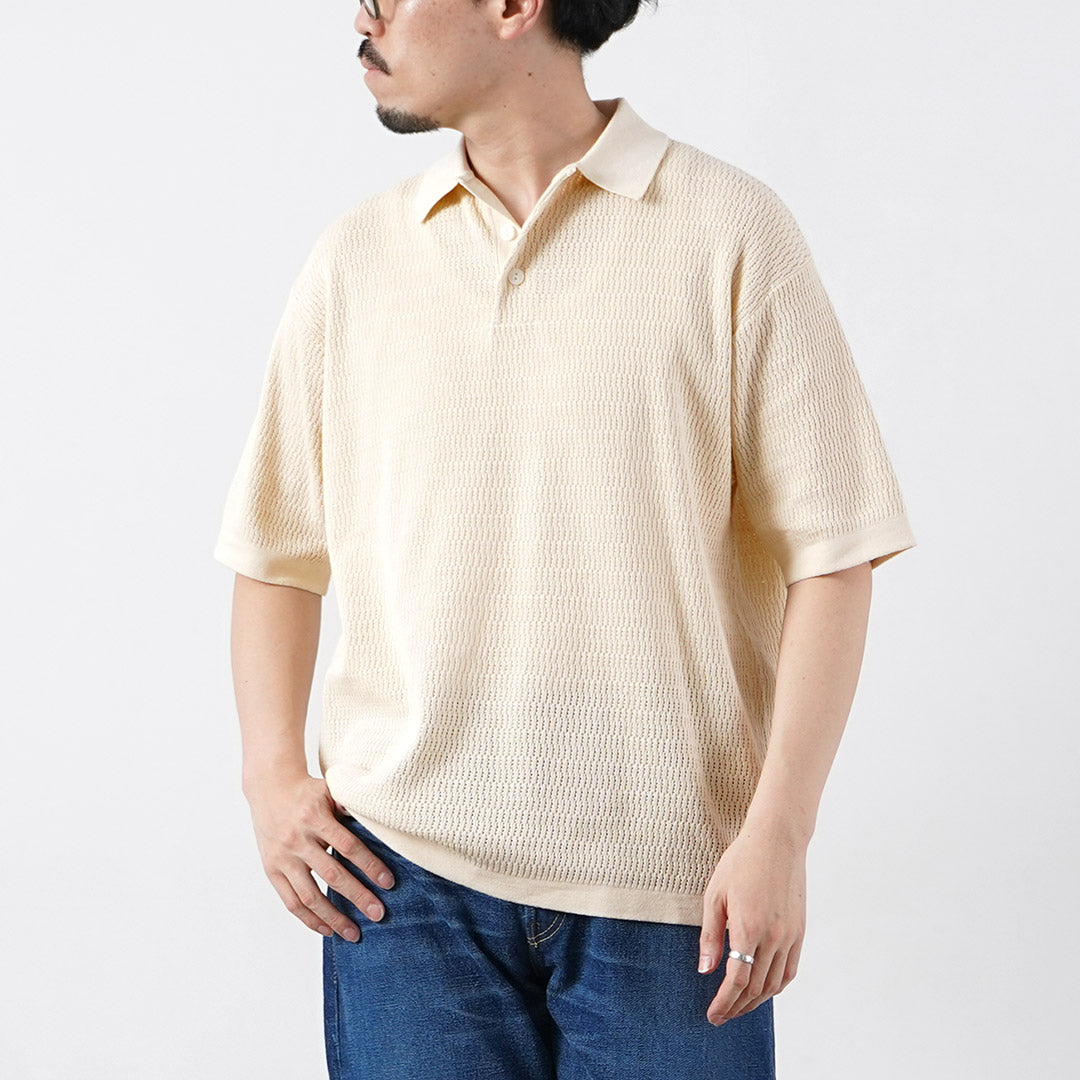 HEALTHKNIT / Short Sleeve Knit Polo Shirt 2026 Model