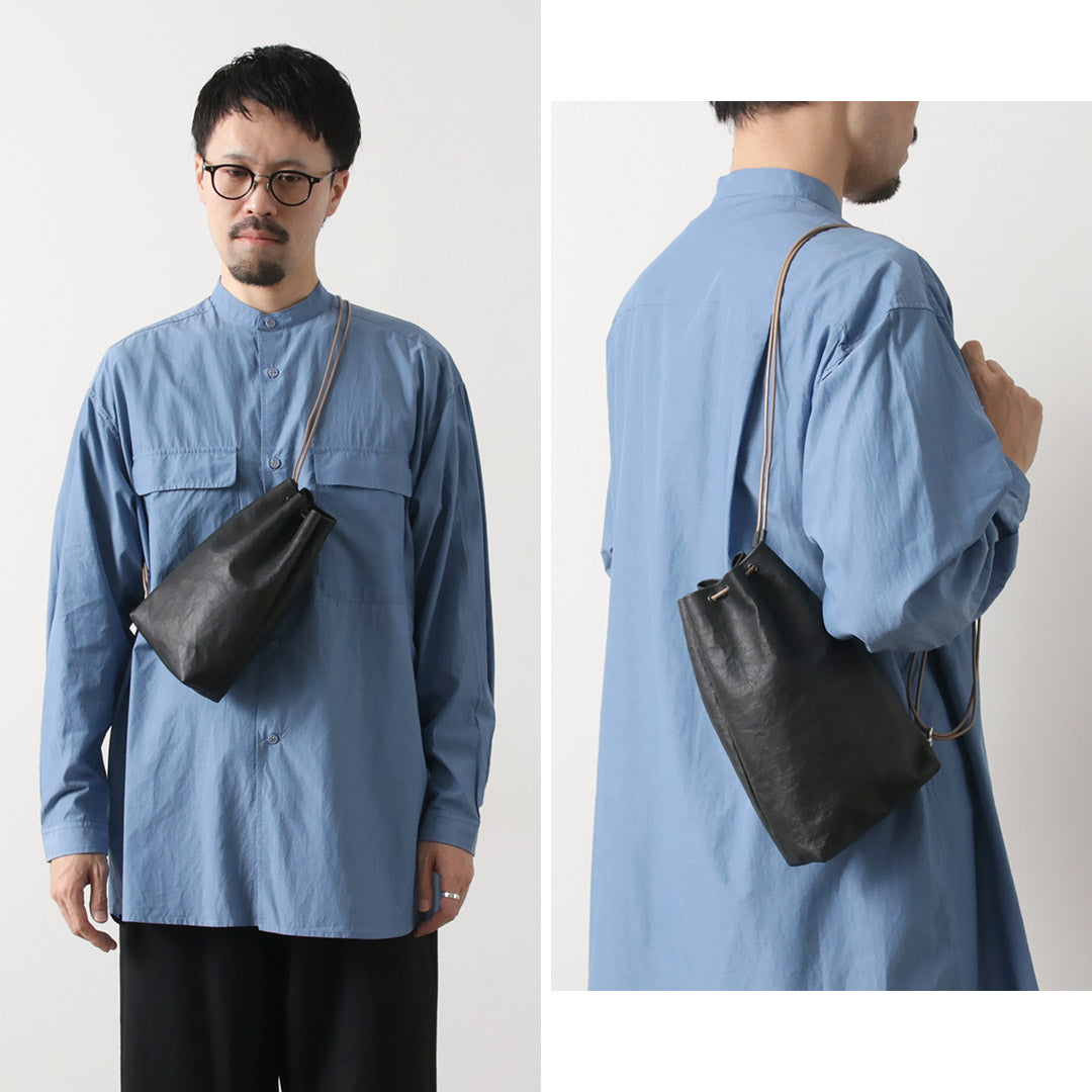 SENTI / Dyneema 皮革抽繩包 L