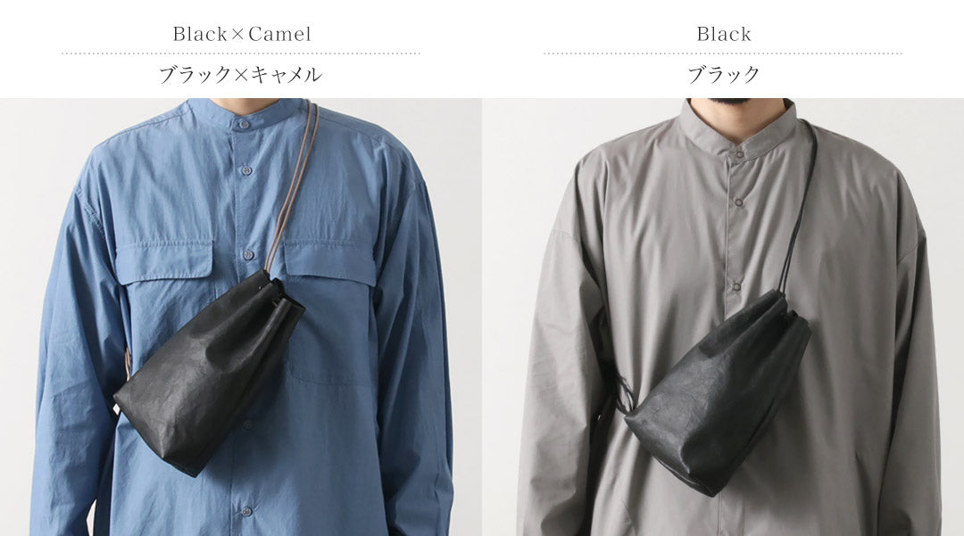 SENTI / Dyneema 皮革抽繩包 L