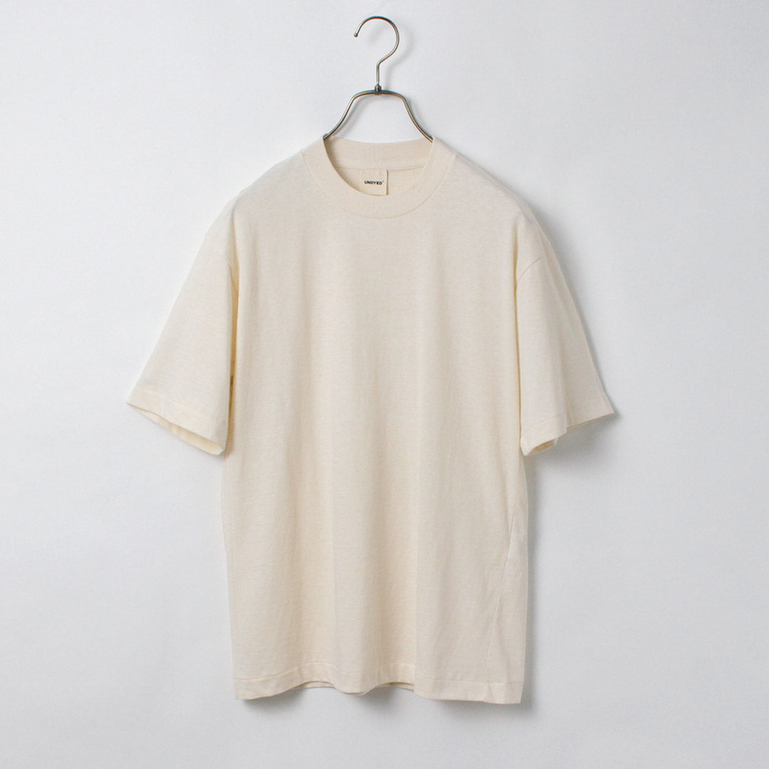 UNDYED / 언블리치 오가닉 코튼 티셔츠