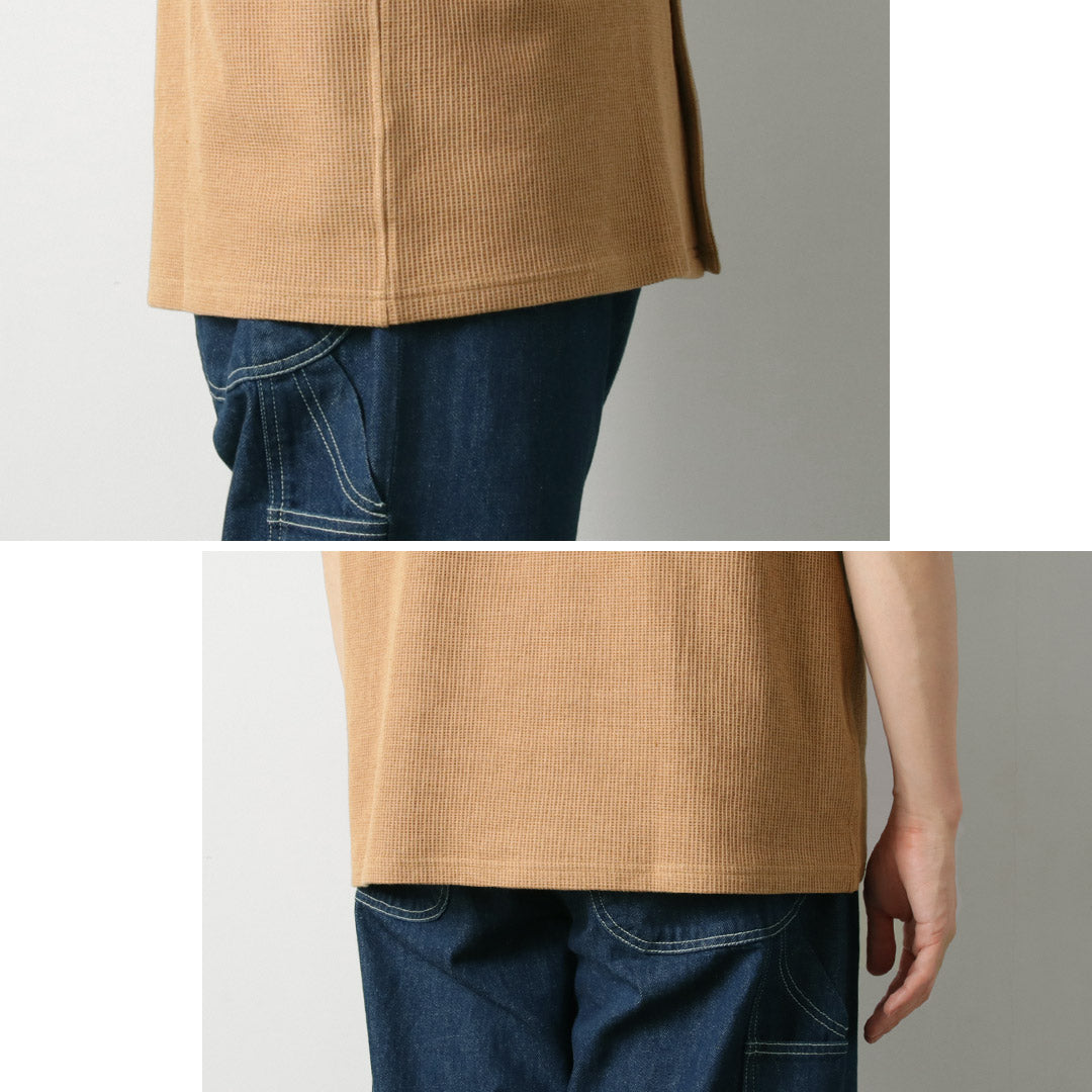 UNDYED / 무염색 오가닉 코튼 와플 반팔 셔츠