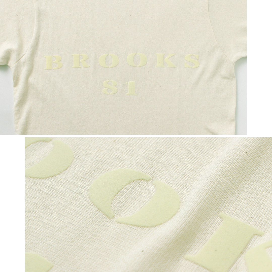 未染色/未染色有機棉 18GG 針織縫製 BROOKS81