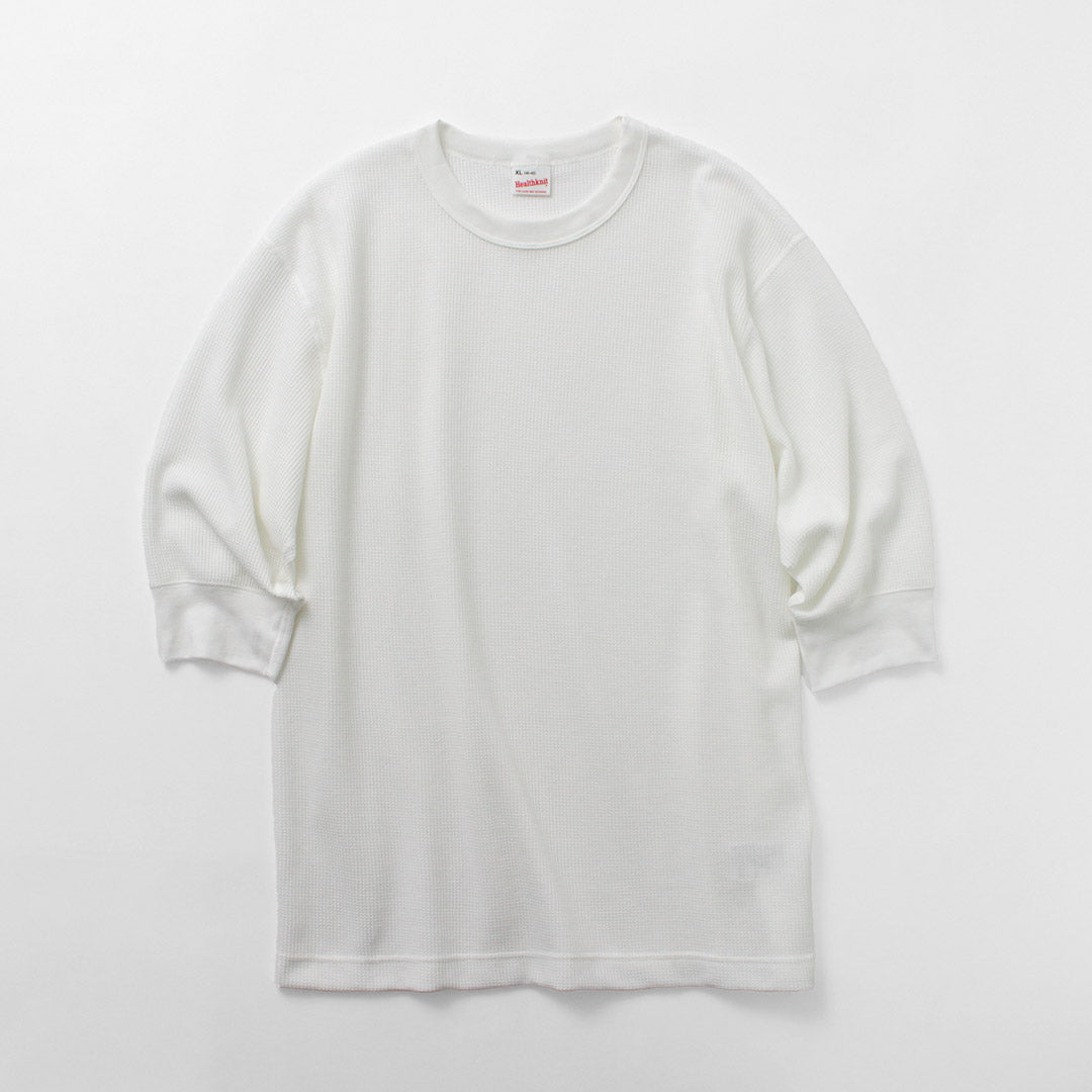 HEALTHKNIT / Basic Waffle 3/4 Sleeve T-Shirt