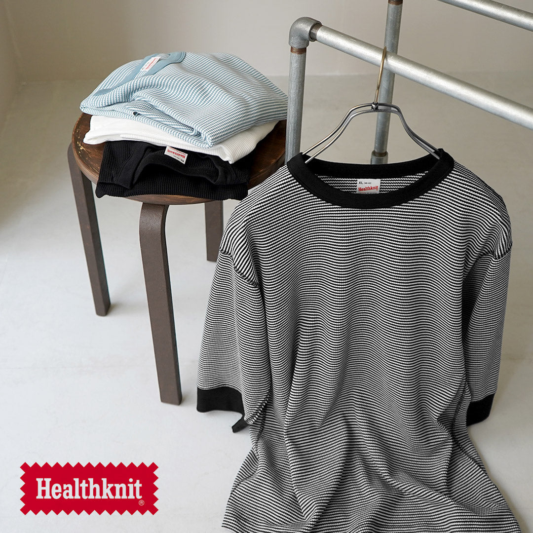 HEALTHKNIT / 基本款華夫格 3/4 袖 T 卹