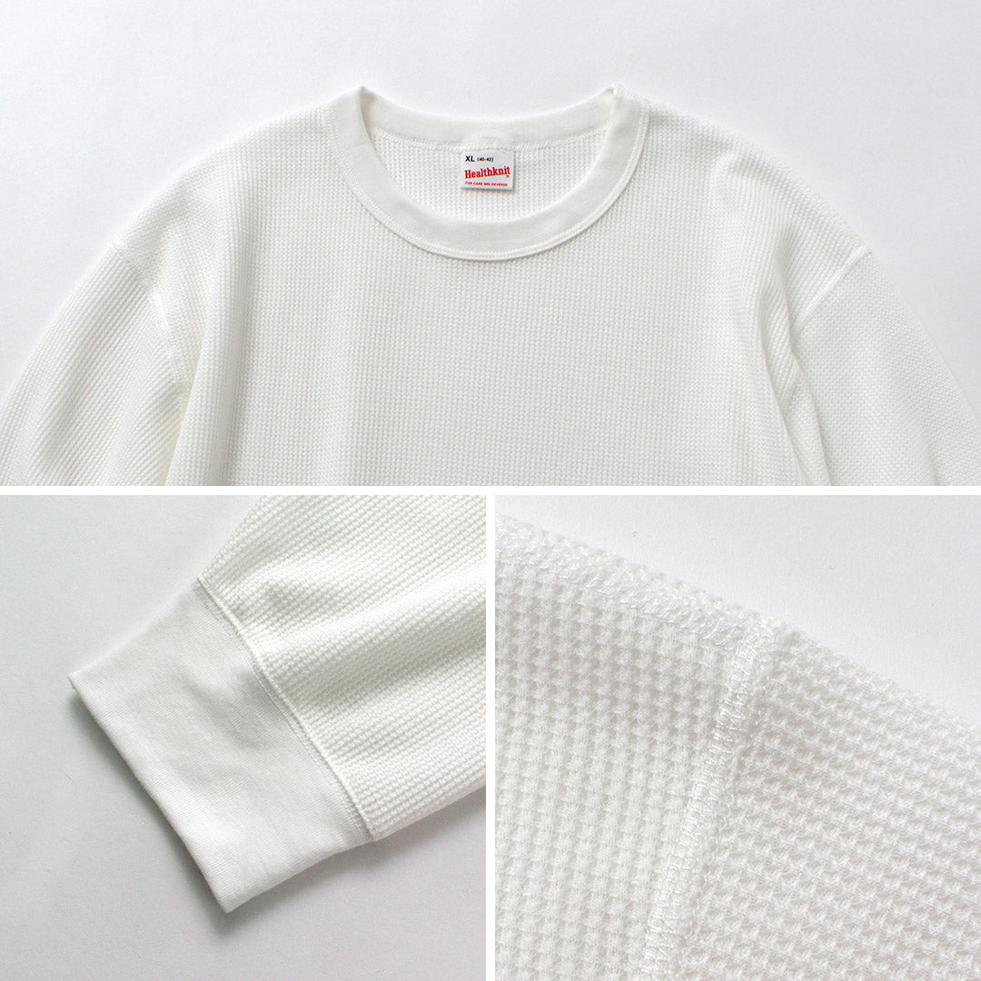 HEALTHKNIT / 基本款華夫格 3/4 袖 T 卹