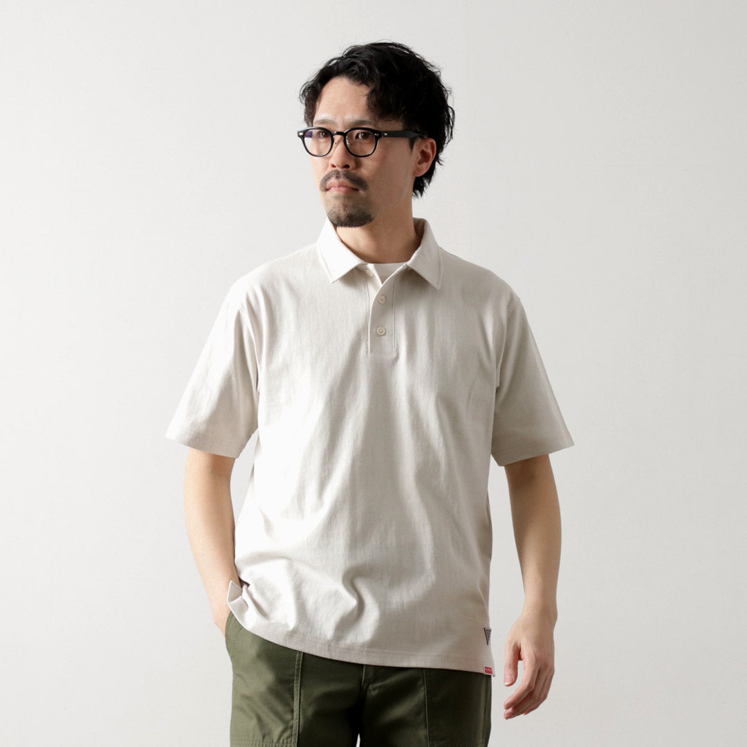 HEALTHKNIT / RAG 合作短袖 Polo 衫開口乾爽針織衫