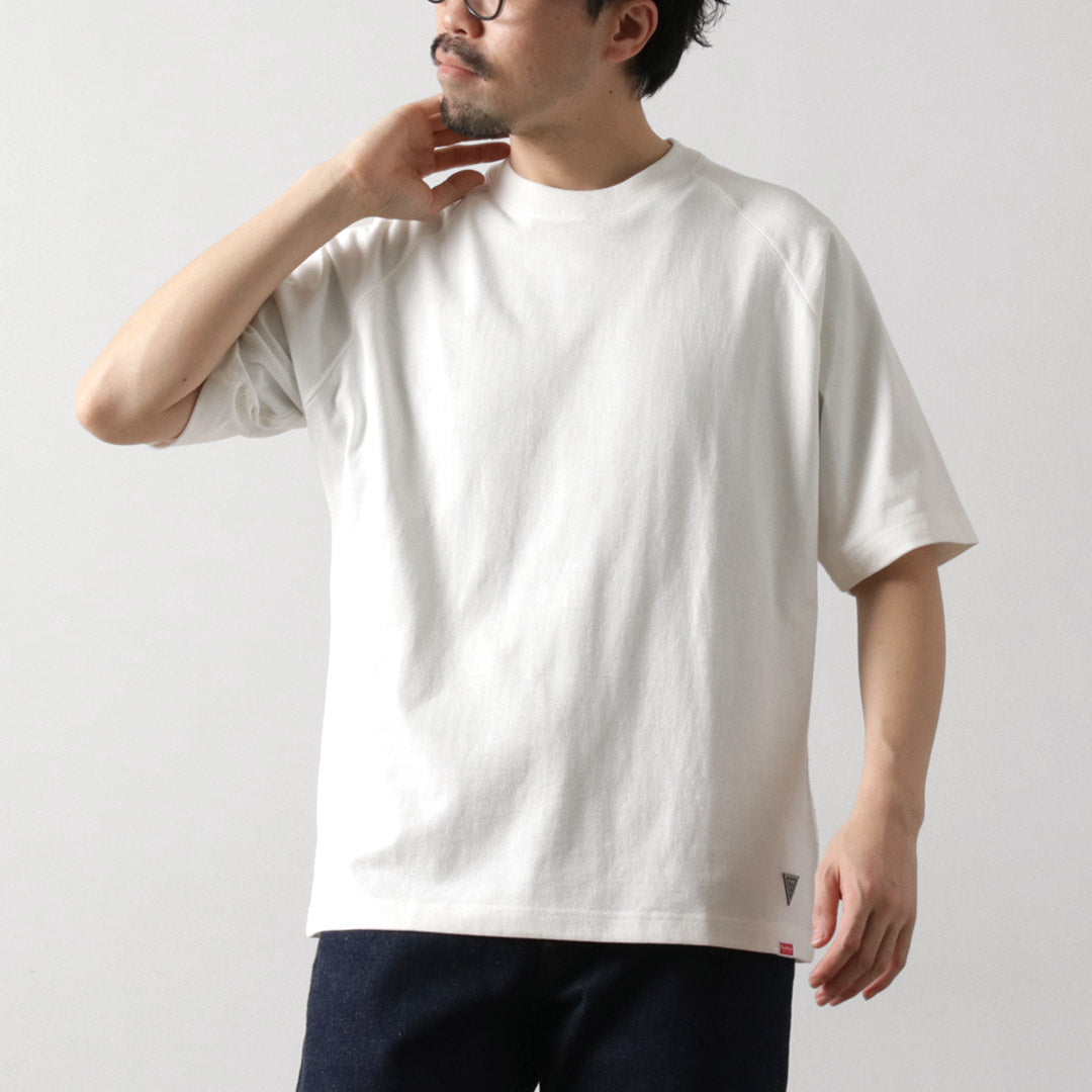 HEALTHKNIT / RAG Collaboration Raglan Short Sleeve Wide T-shirt Open-end Dry Jersey