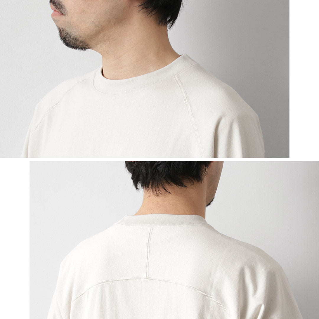 HEALTHKNIT / RAG 合作插肩短袖宽T恤 开尾干爽针织衫