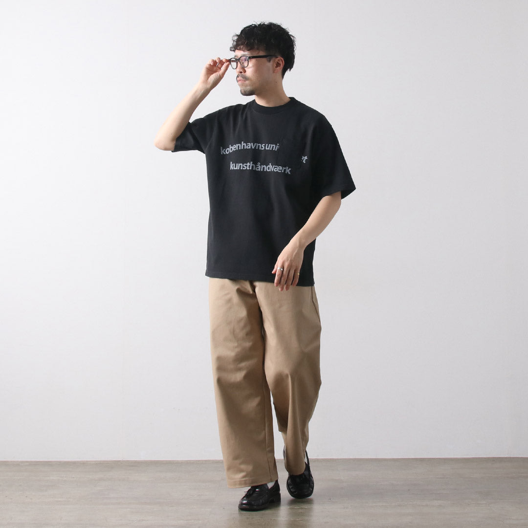 FLISFIA / Camiseta con bolsillo estampado