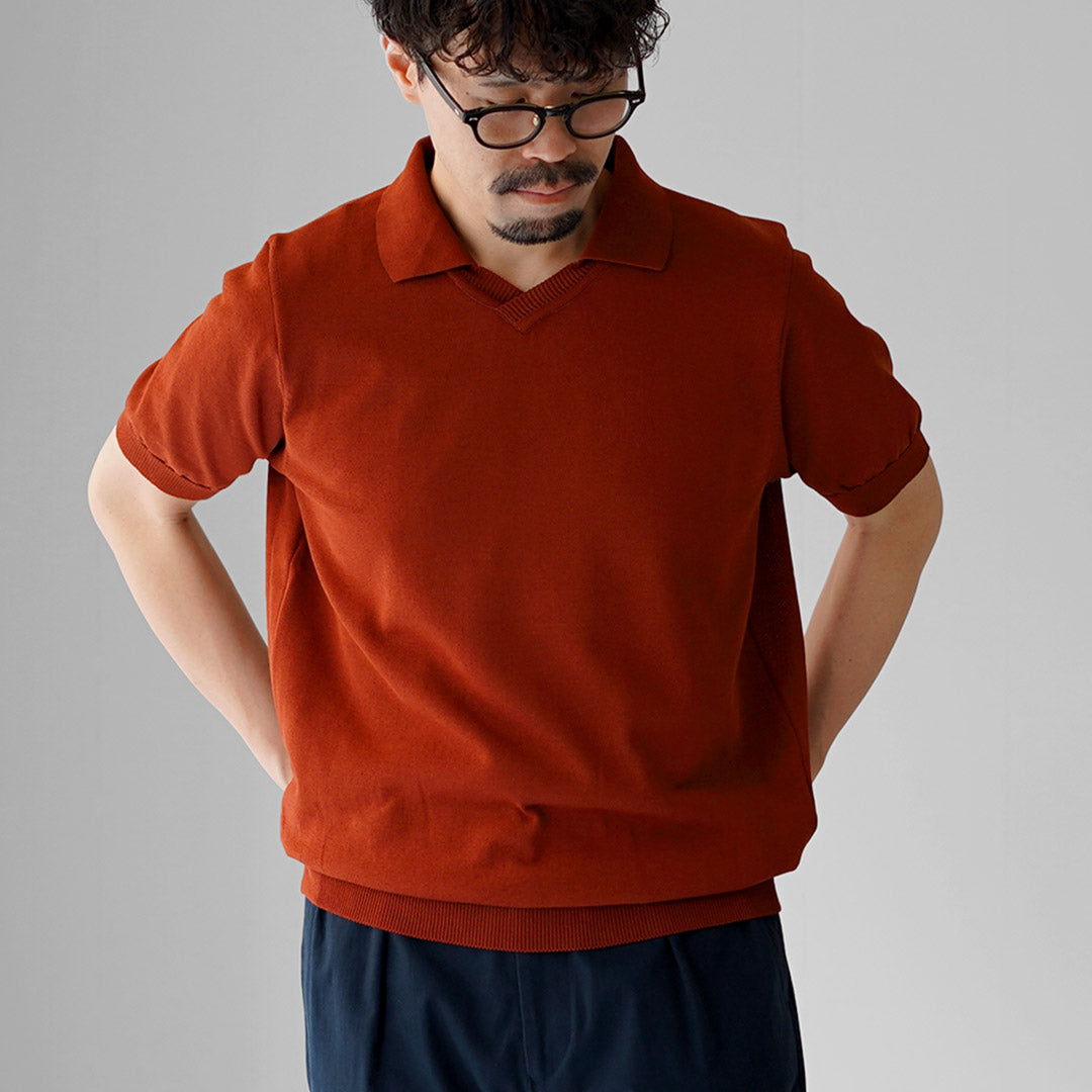 RINASCENTE / Hybrid Knit Skipper Polo