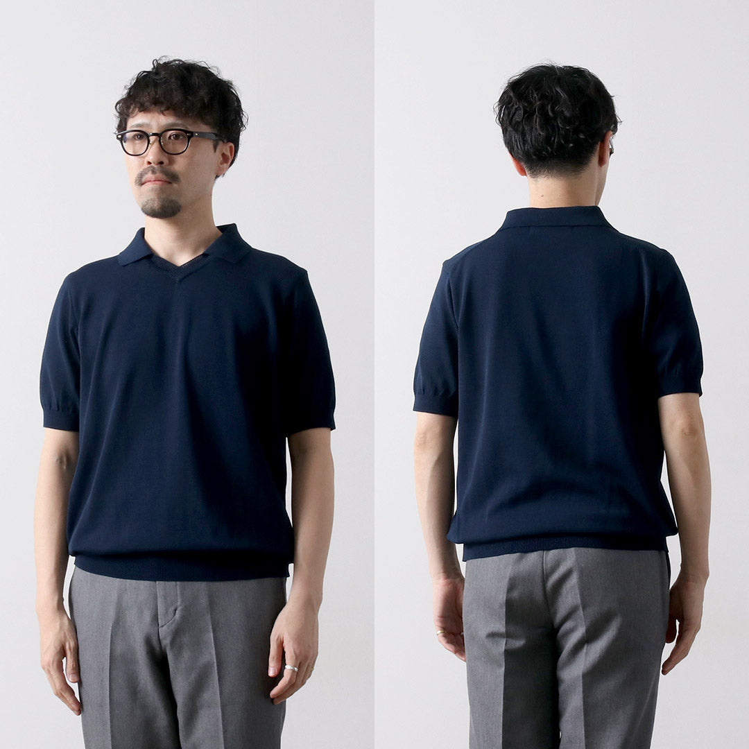 RINASCENTE / 混合針織船長 Polo 衫