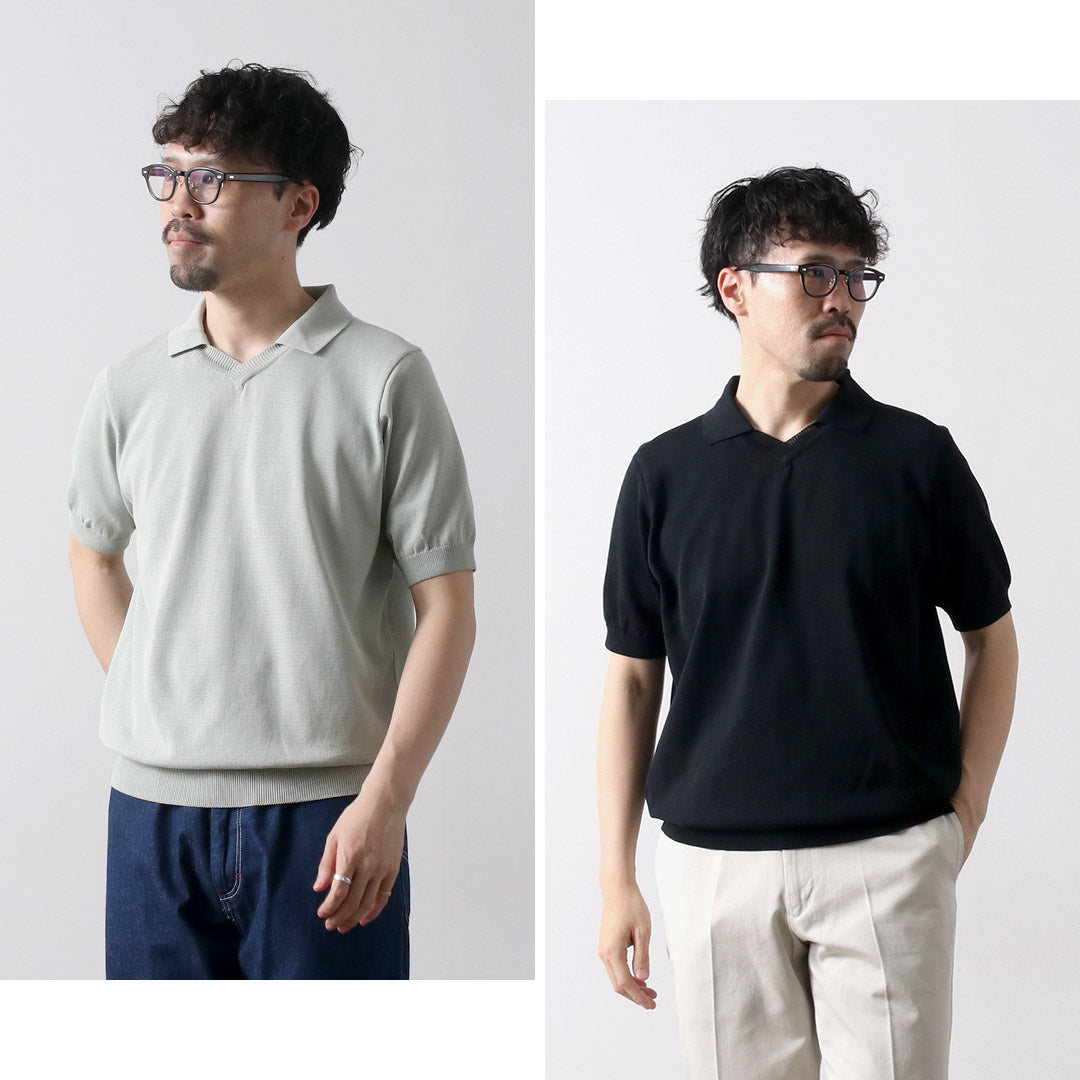RINASCENTE / 混合針織船長 Polo 衫