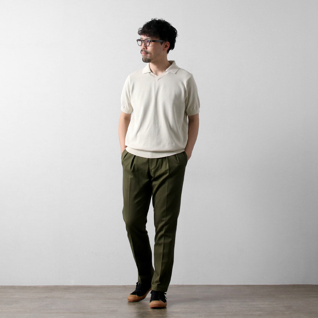 RINASCENTE / 混合針織船長 Polo 衫