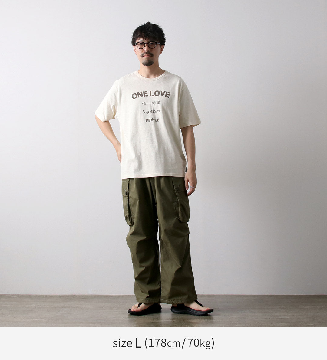 GOHEMP / 원러브 와이드핏 티셔츠
