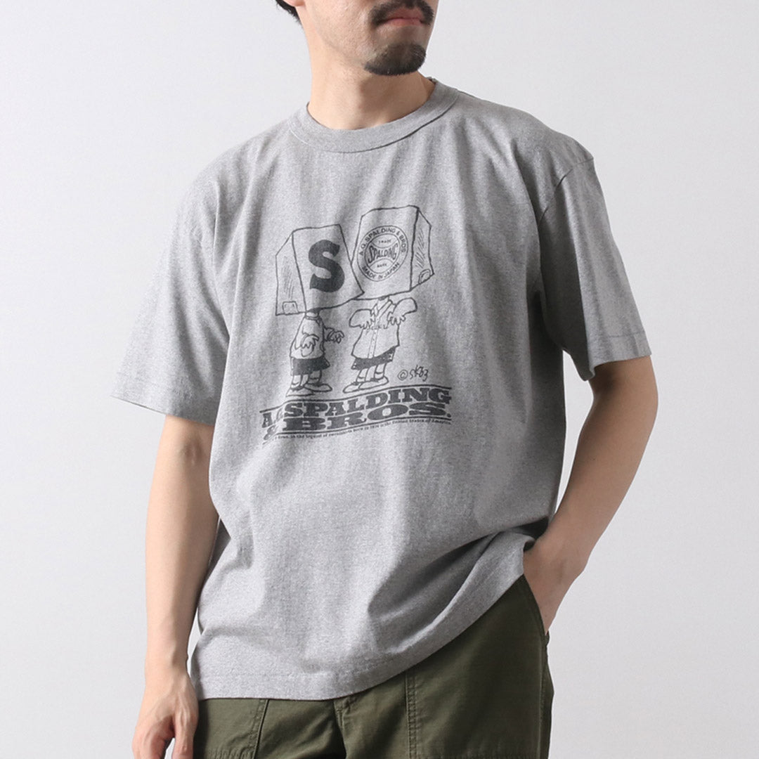 A.G.SPALDING & BROS / Sketchbook Print T-Shirt